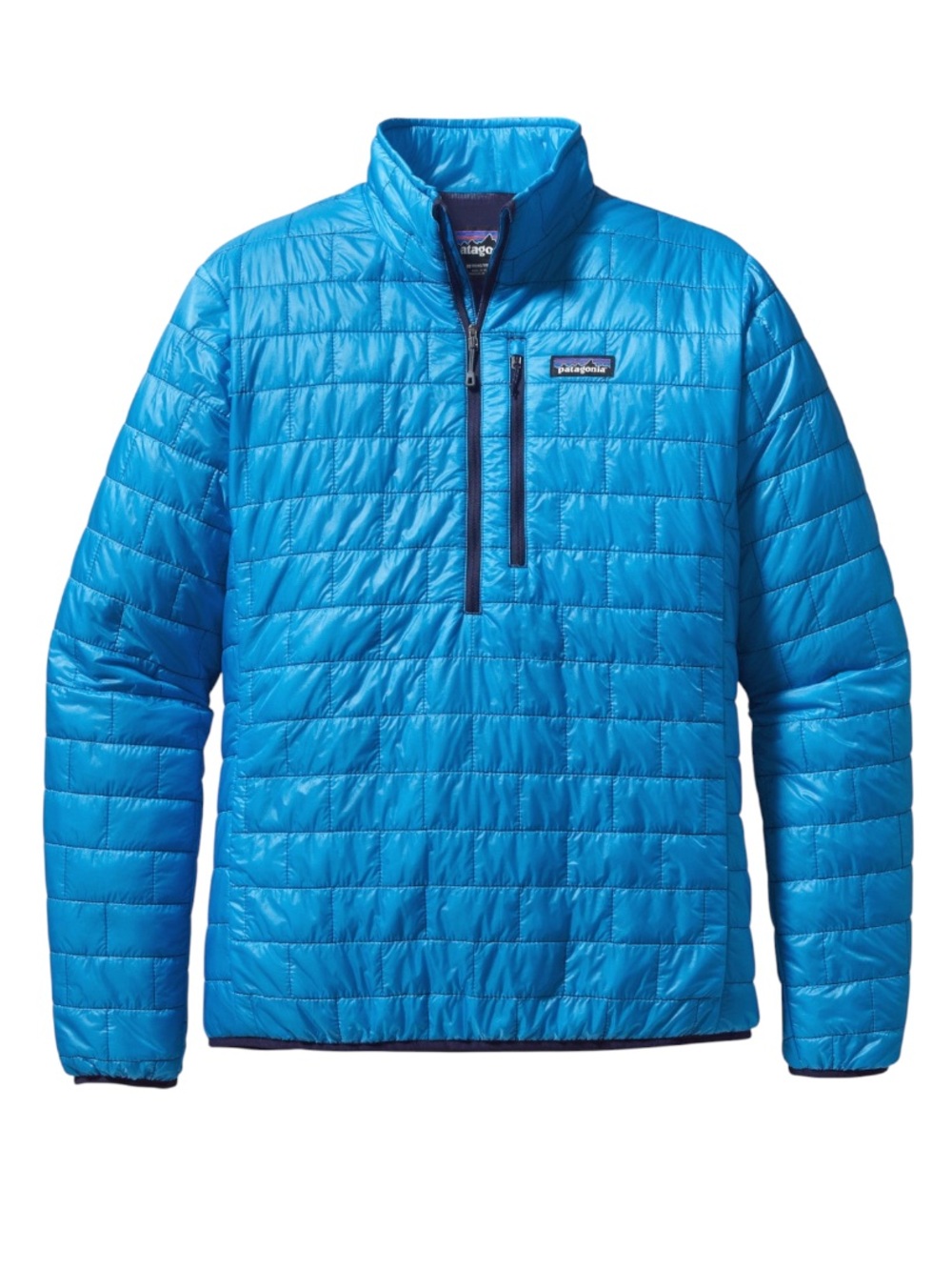 Patagonia Men's Nano Puff Jacket Half Zip, Size XL in Blue